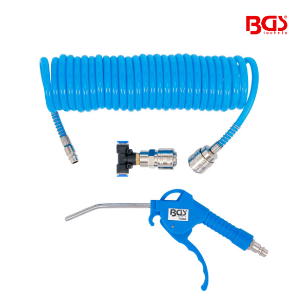 Pistola de ar | com mangueira e conector em T