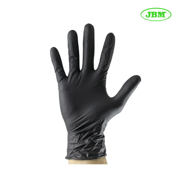 Luvas Pretas Descartáveis de Nitrilo | 3.5MIL