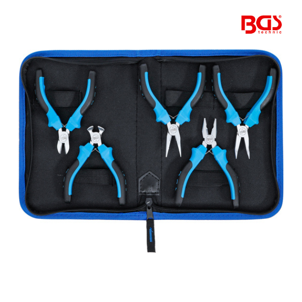 Conjunto de mini alicates para eletrónica | 5 peças