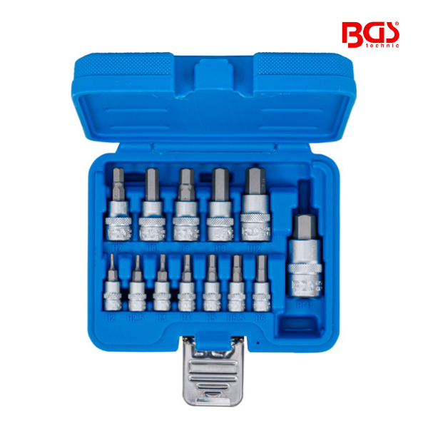 Conjunto de bits sextavada | 2 - 14 mm | 13 peças