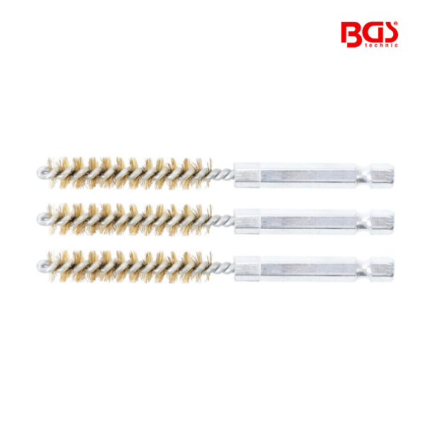 Escova  de latão     9 mm | 3 peças