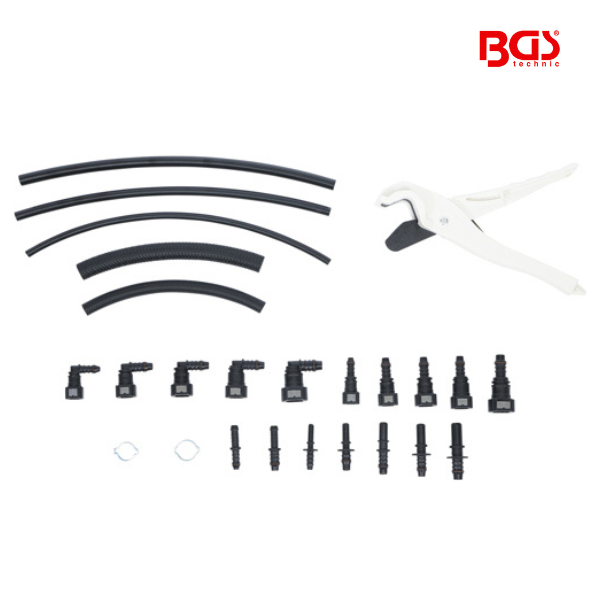 Acoplamentos e tubos em plástico | 95 peças