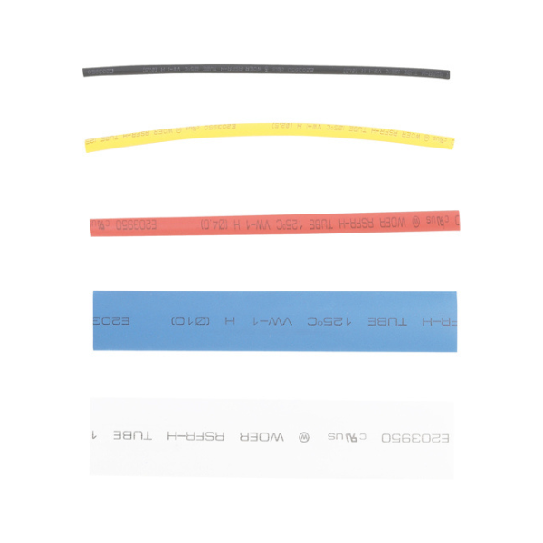 Conjunto de mangas  termoretráteis | várias cores | 100 peças