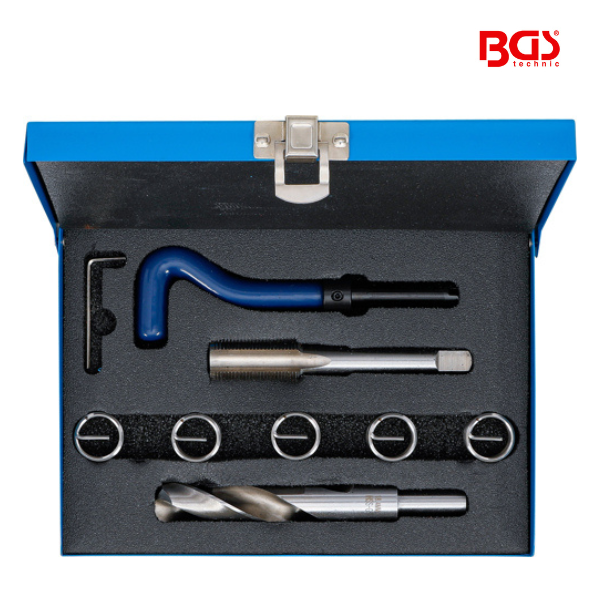 Kit de reparação de roscas | M18 x 1,5 mm | 9 peças