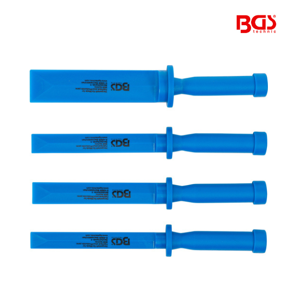 Conjunto de raspadores de plástico | 19 - 22 - 25 - 38 mm | 4 peças