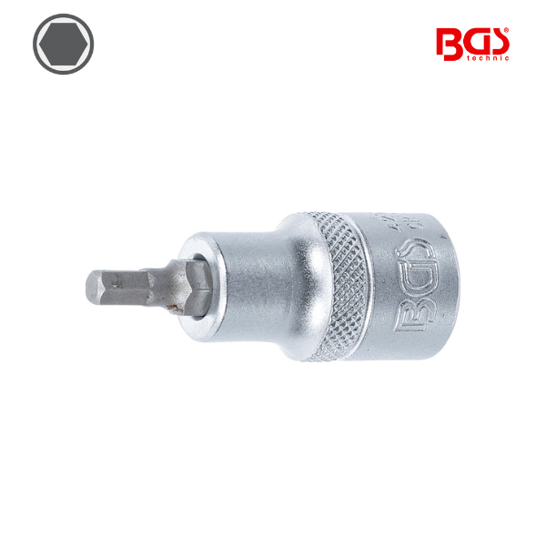Chave de caixa bit hexagonal 1/2" |    5mm