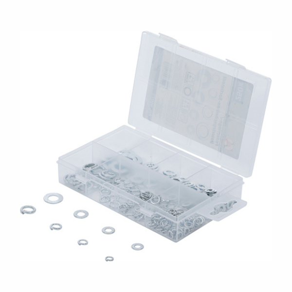 Sortido de anilhas de pressão | Ø 4 - 8 mm | 250 peças