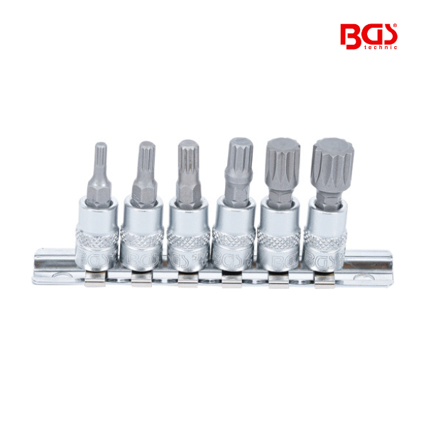 Conjuntos de bits (XZN) M4 - M12 | 6 peças