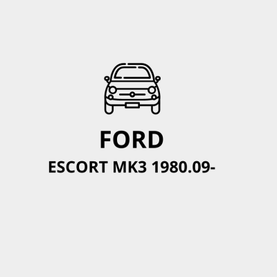 Escort MK3 1980.09-