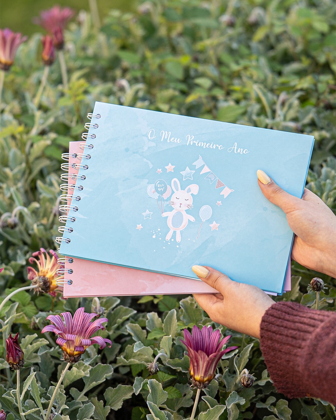 Coelhinho Azul - Álbum do 1º Ano do Bebé - Menino