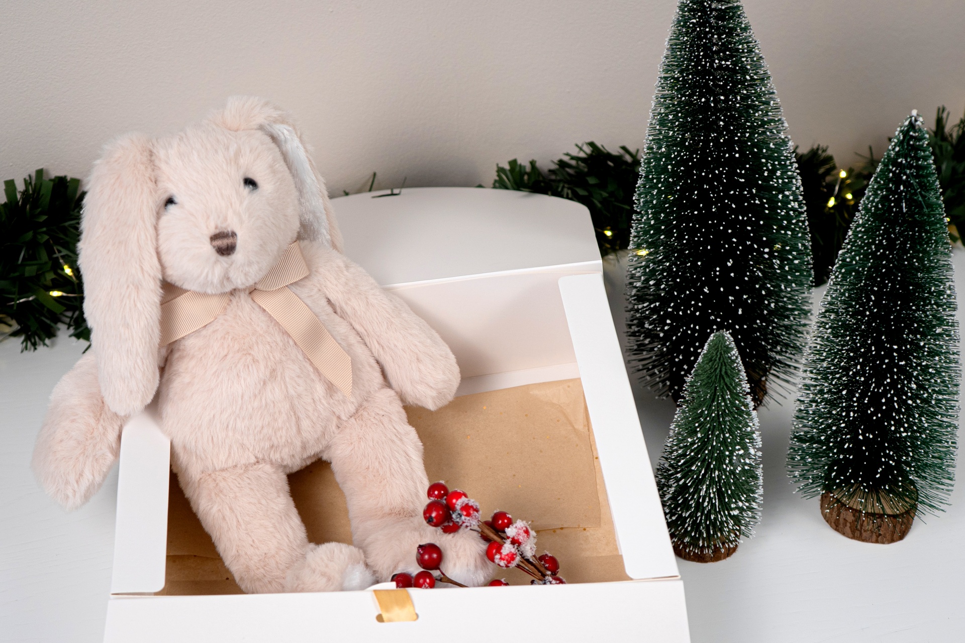 Kit Natal Coelho de Peluche