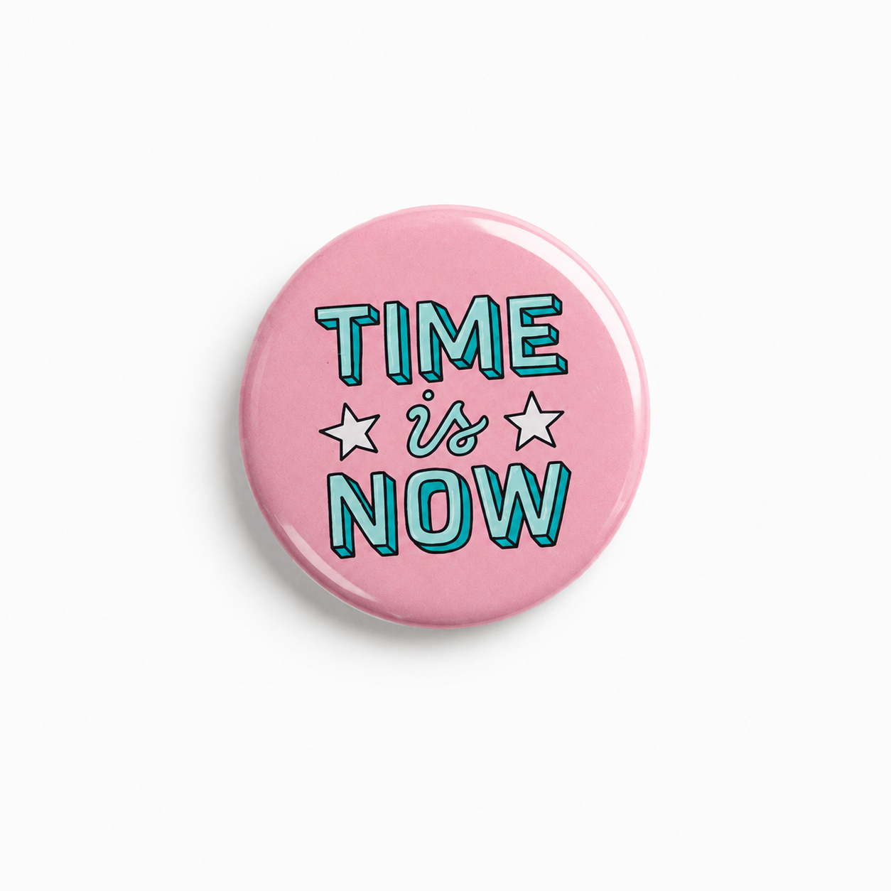 Crachá LuPrint "Time is Now"