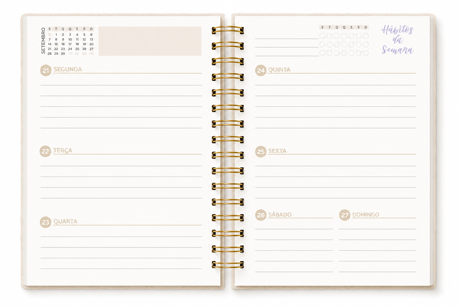 Agenda "Linho"