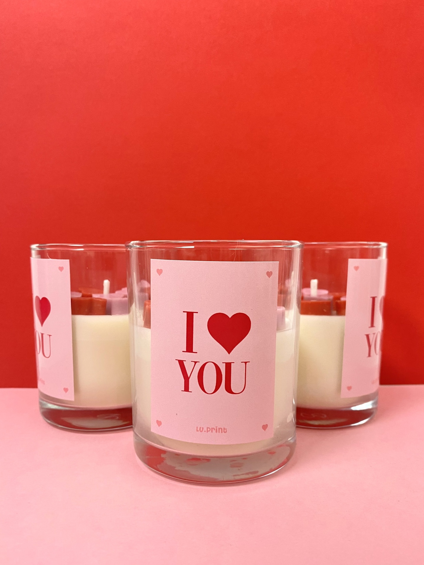 Vela "I Love You" Dia dos Namorados