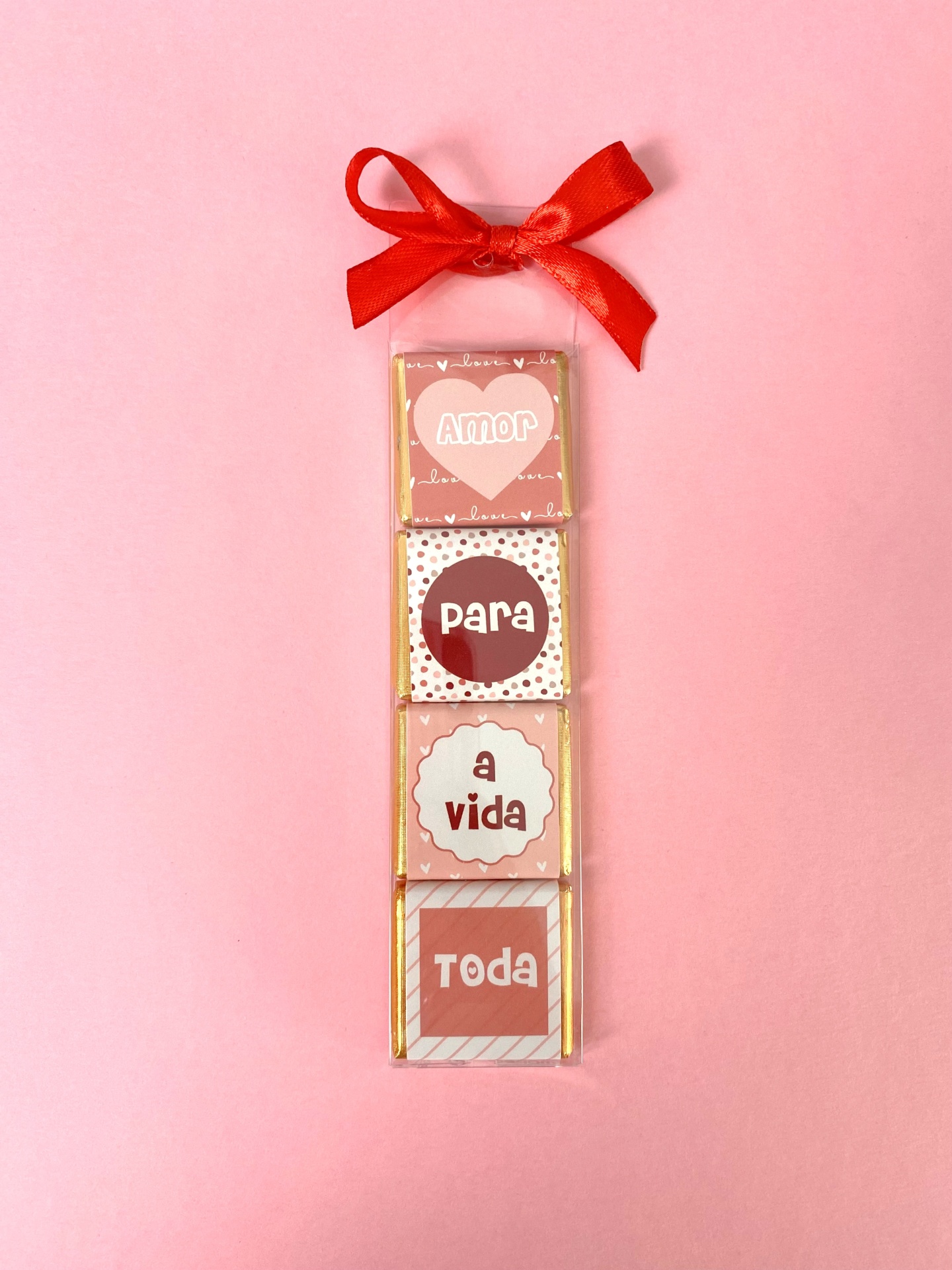 Chocolates Napolitanas Dia dos Namorados "Amor para a vida toda"