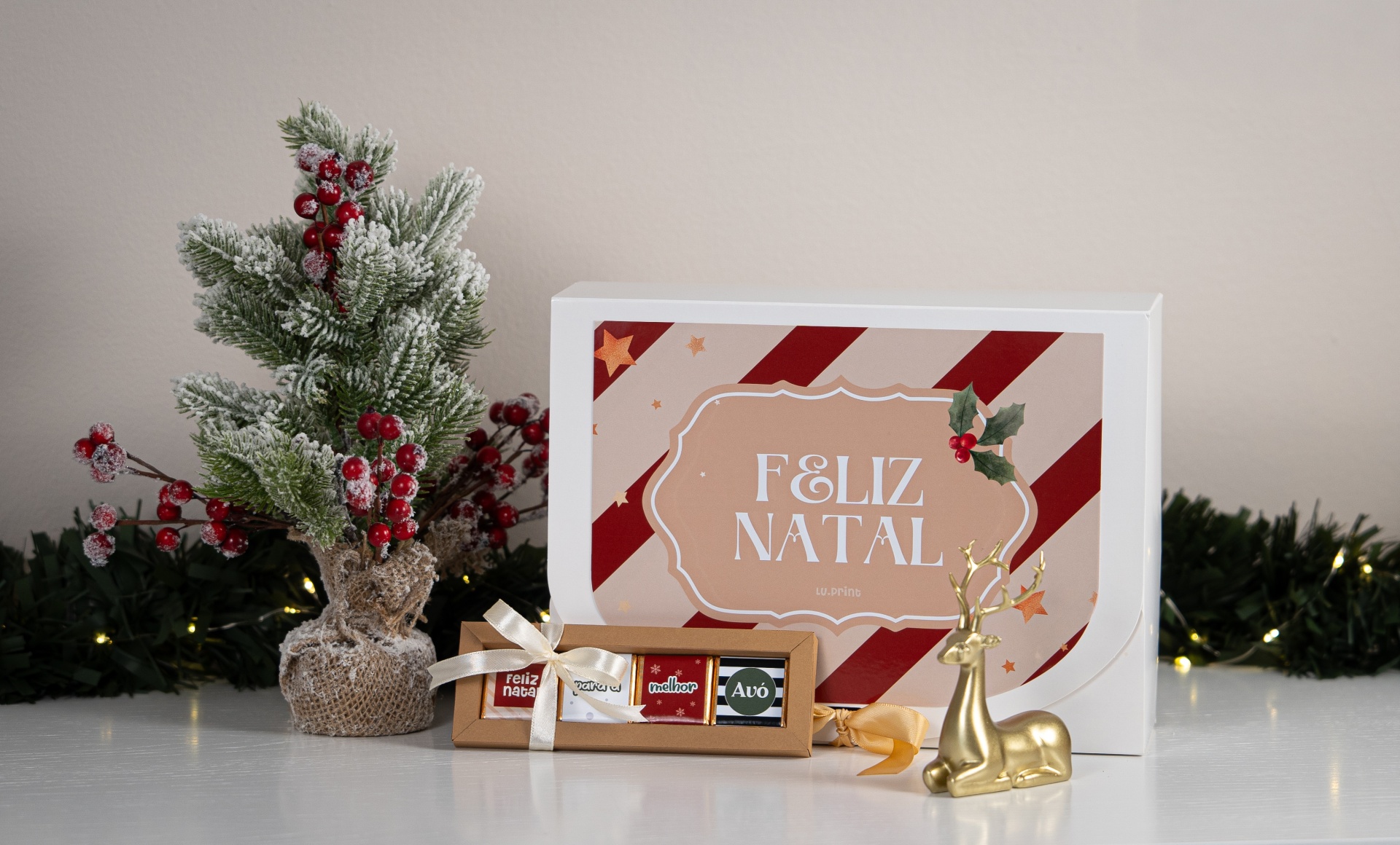 Caixinha de Chocolates de Natal