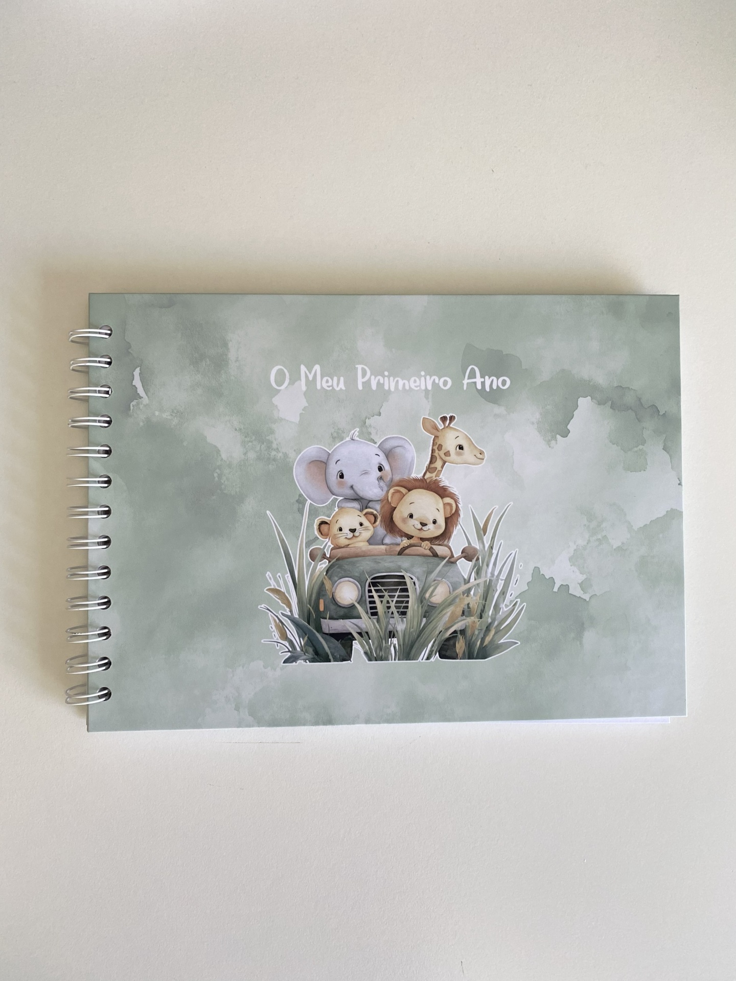 Amigos na Selva - Álbum do 1º Ano do Bebé - Menino