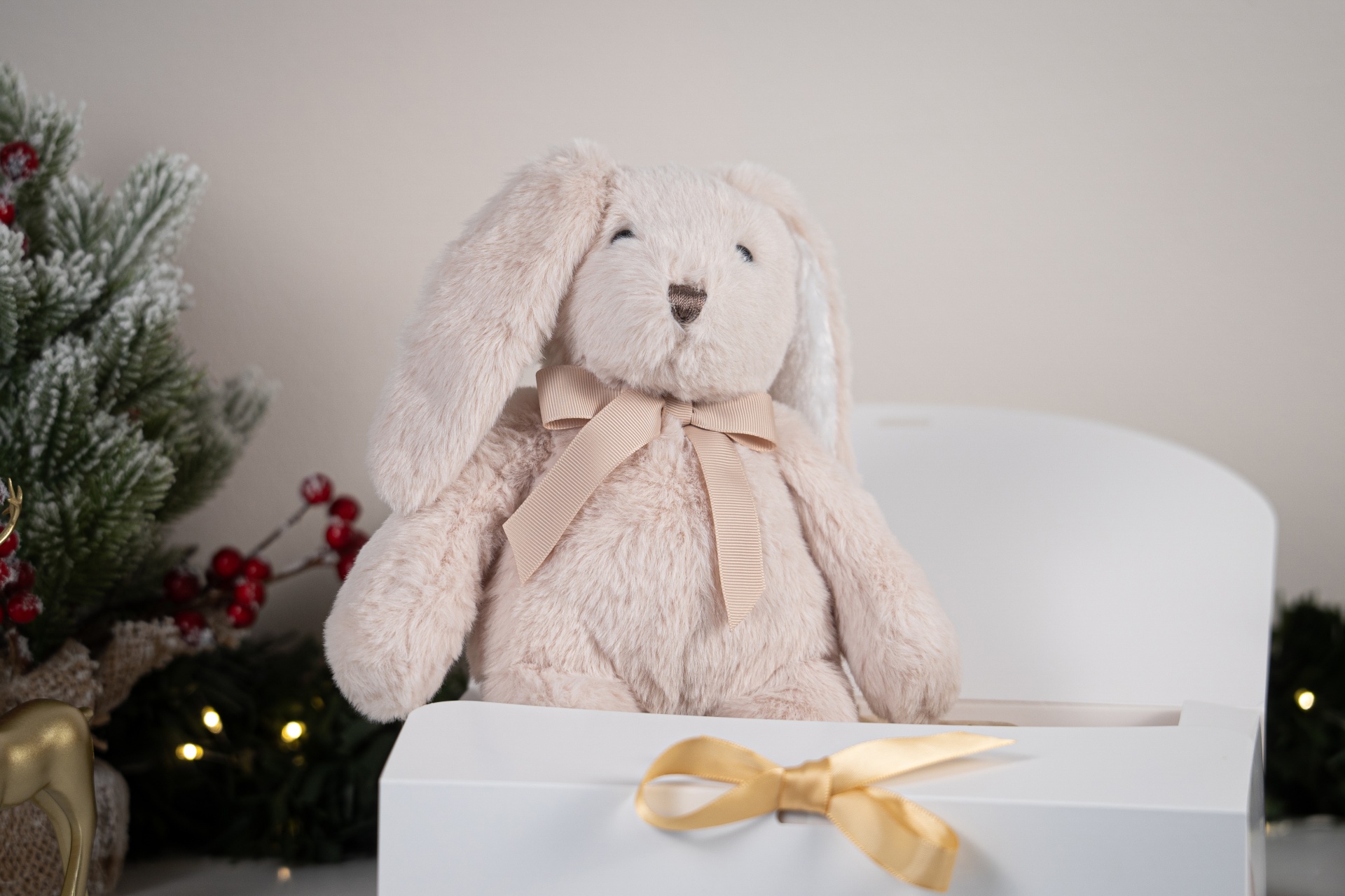 Kit Natal Coelho de Peluche