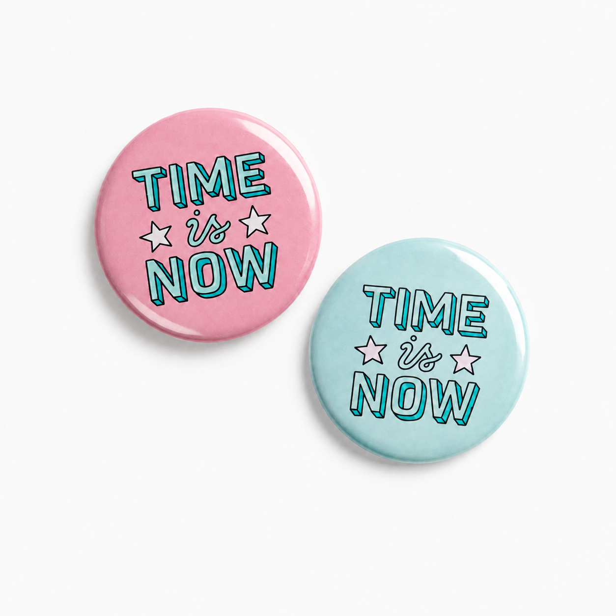 Crachá LuPrint "Time is Now"