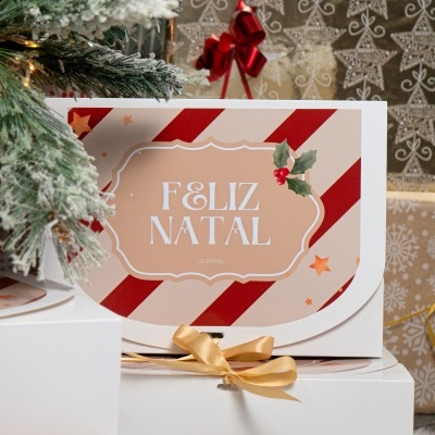 Caixa de Embrulho de Natal LuPrint