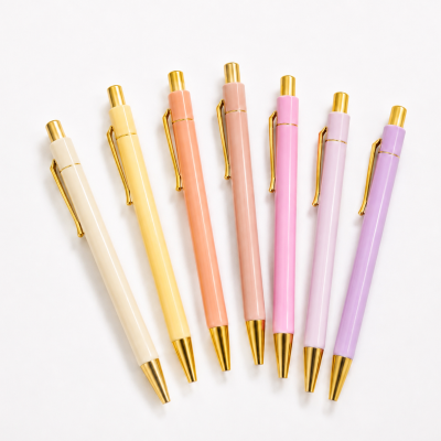 Canetas Pastel - Cores Quentes