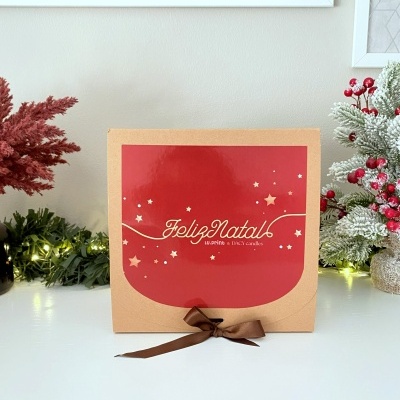 Kit Natal Mini-Agenda LuPrint & Vela DACY Candles