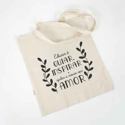 Totebag -  Crescer com Amor (para Educadoras e Auxiliares)