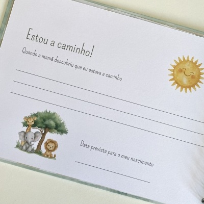 Amigos na Selva - Álbum do 1º Ano do Bebé - Menino