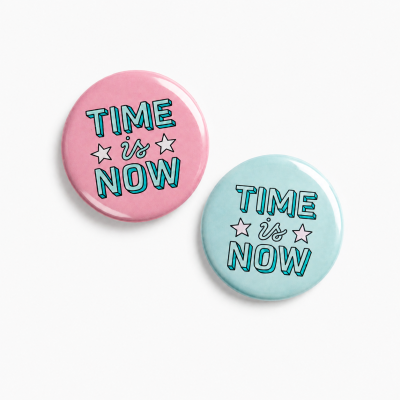 Crachá LuPrint "Time is Now"