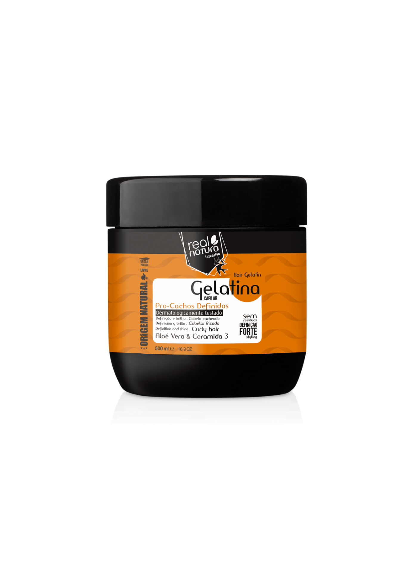 Real Natura Gelatina Capilar Pro-Cachos Definidos 500ml