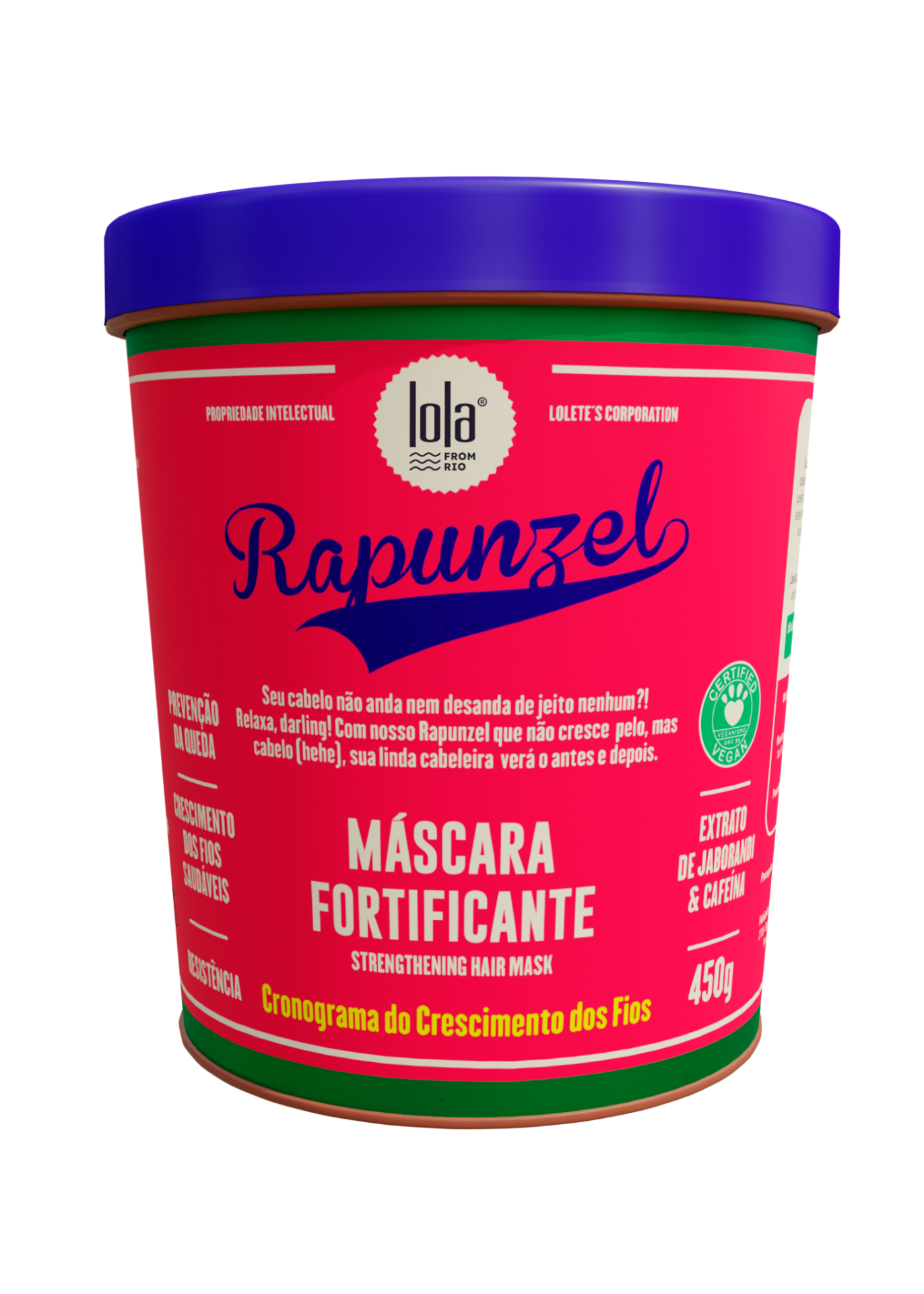 LOLA RAPUNZEL MÁSCARA FORTIFICANTE 450GR