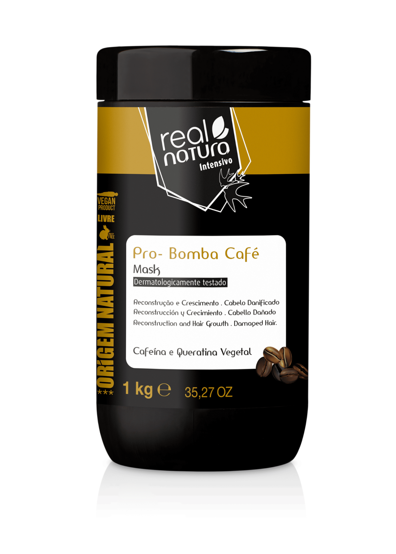 REAL NATURA MÁSCARA SEM SAL PRO-REPARAÇÃO BOMBA CAFÉ 1KG
