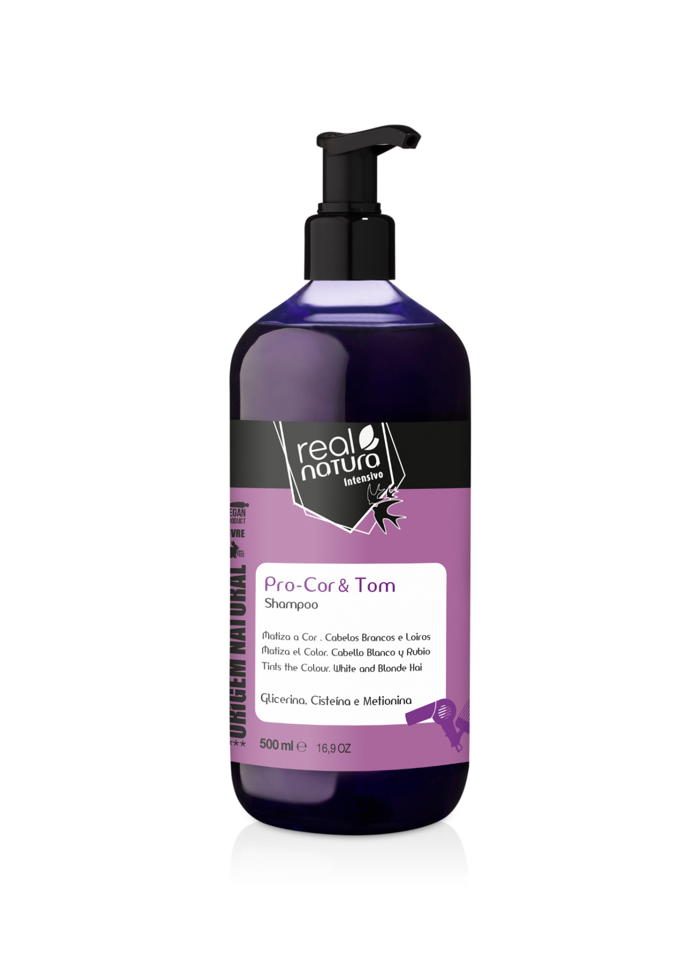 Real Natura Champô Pro-Cor & Tom 500ml