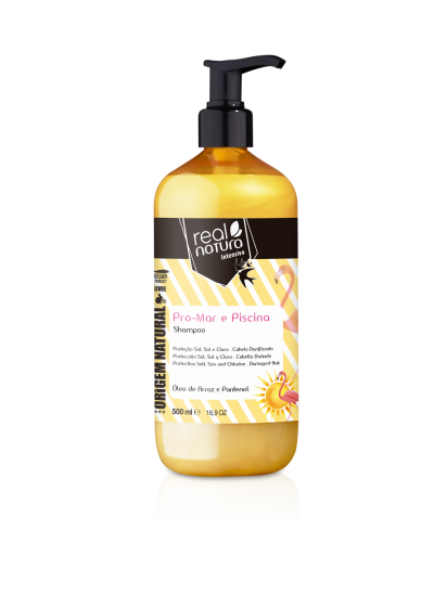 Real Natura Champô Sem Sal Pro-Mar e Piscina 500ml