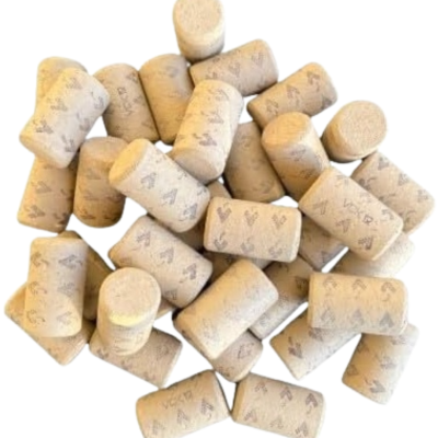 Rolha de Cortiça Microgranulada 38x23 (100 unidades)