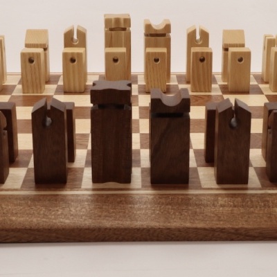 Xadrez: Tabuleiro + Peças