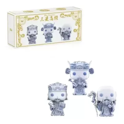Pop Asia Three Imortals Ceramica FU LU SHOU  pack 3 pops