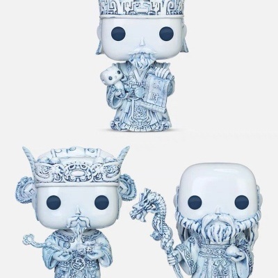 Pop Asia Three Imortals Ceramica FU LU SHOU  pack 3 pops