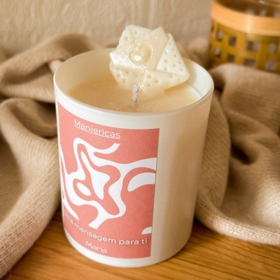 Vela com Mensagem Oculta