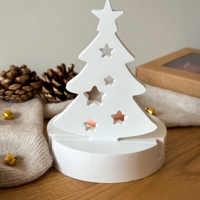 Porta-Vela Árvore de Natal