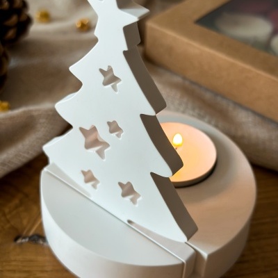 Porta-Vela Árvore de Natal