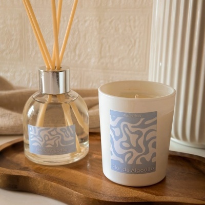 Coffret Mikado & Vela - Flor de Algodão