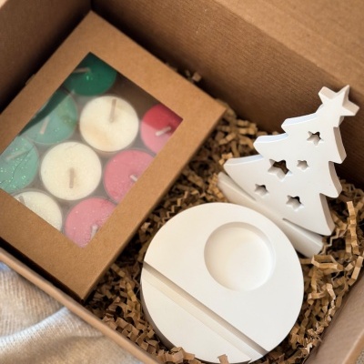 Porta-Vela Árvore de Natal