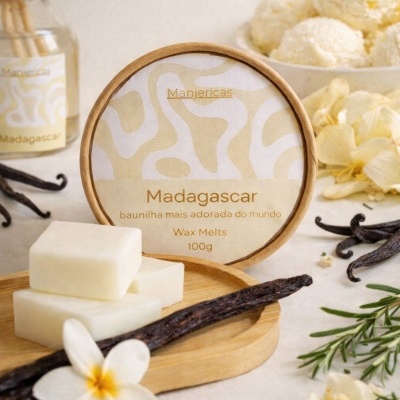Wax Melts Madagascar - Baunilha cremosa