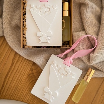 Ambientador em gesso - Bouquet