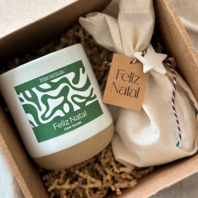 Coffret Vela & Sabão Artesanal - Ritual de Cuidado