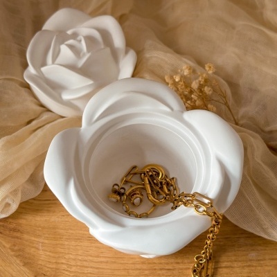 Caixa Guarda-Joias - Rosa Perfumada