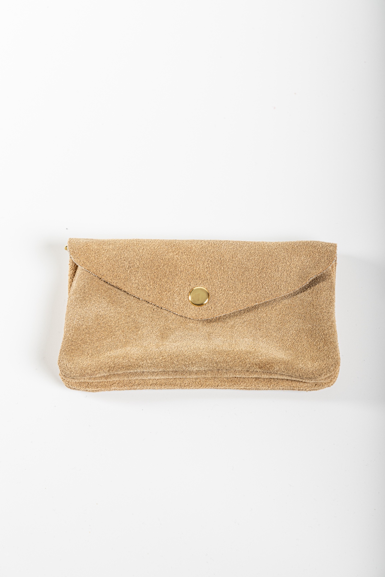 Carteira Grande - Camurça Bege