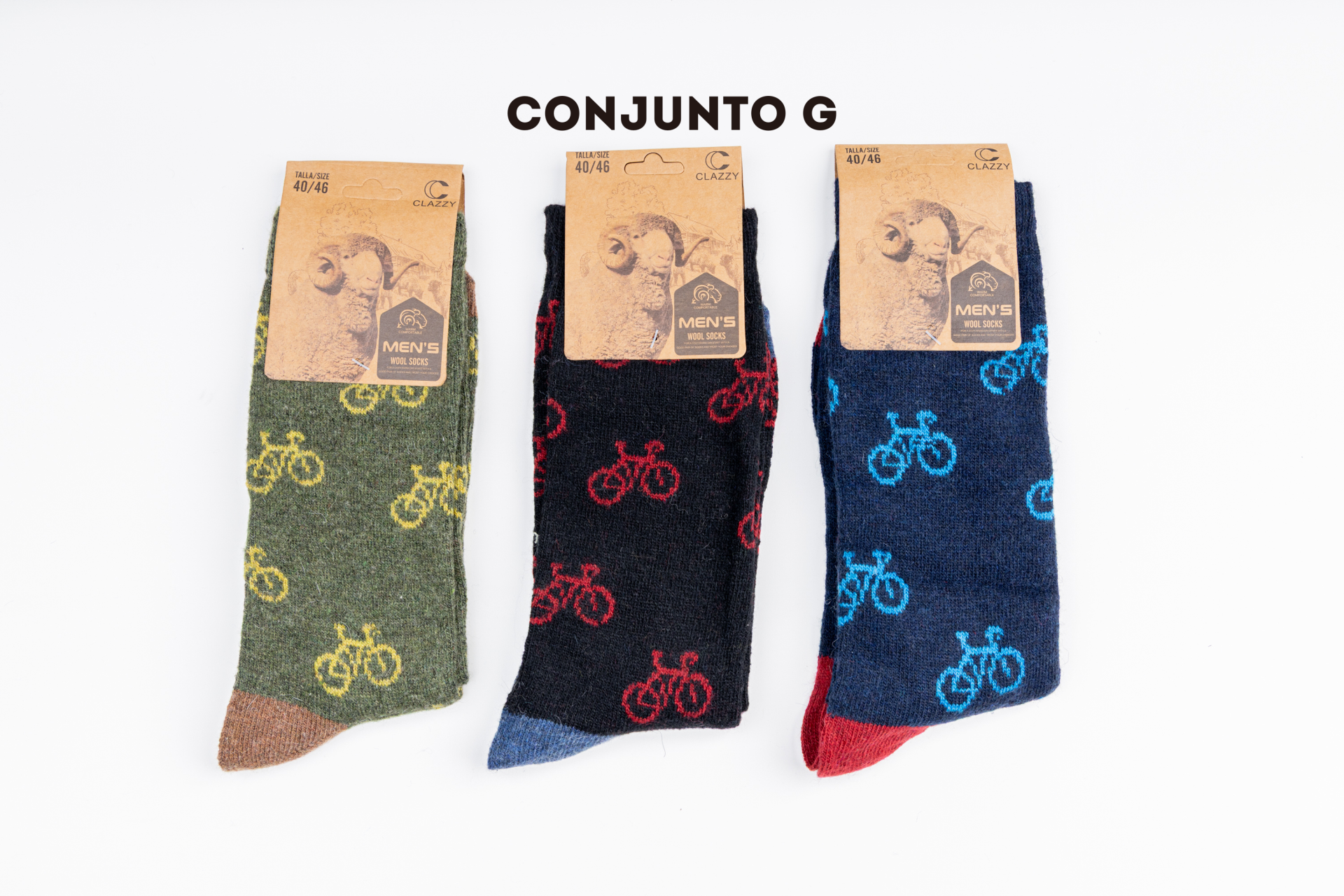 Meias de lã – Pack 3 Pares