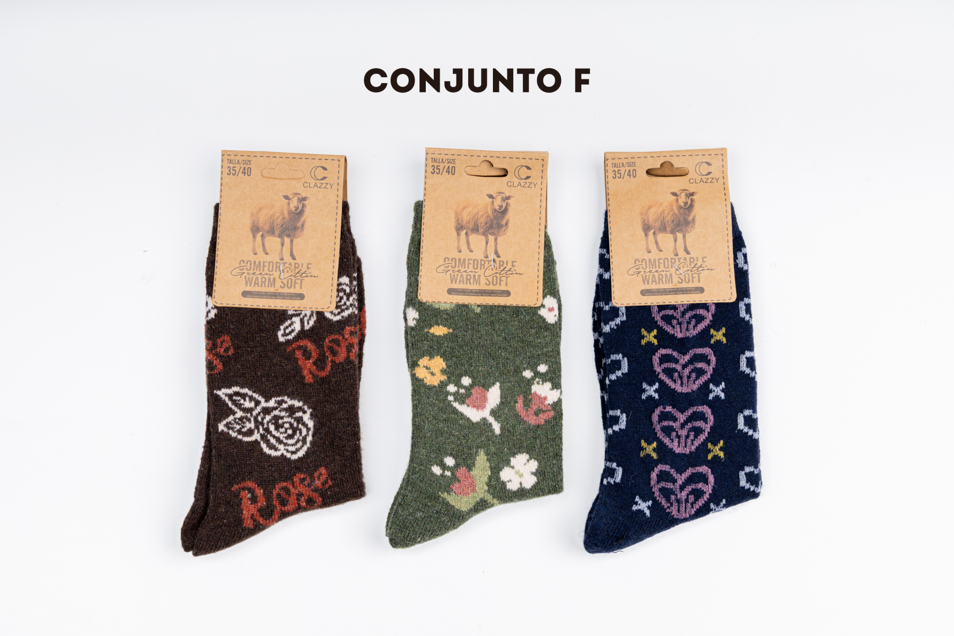 Meias de lã – Pack 3 Pares